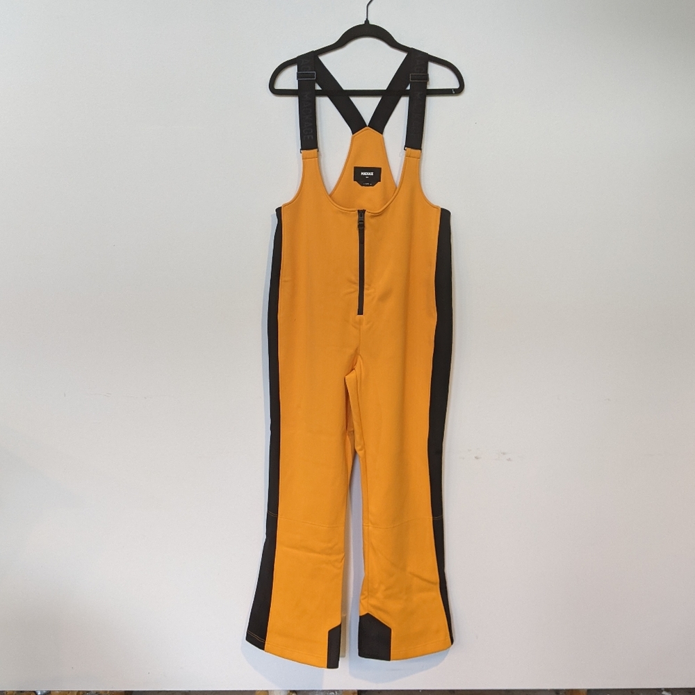 Mackage Gia Fitted Ski Pants with Suspenders Bib XL - Picture 3 of 15